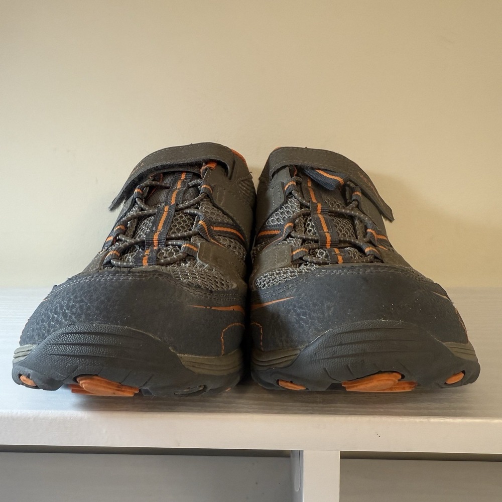 Merrell Kids Hiking Shoes Trail Chaser Outdoors Mountain Size 7M  Gray/Orange - Picture 6 of 10
